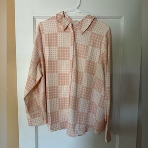 Mango button down top